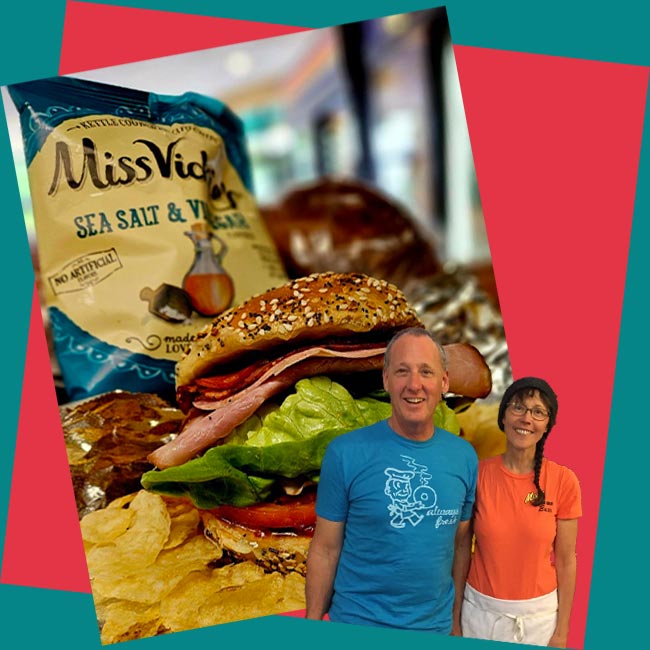 John and Patty of Moe's Broadway Bagel in Denver is a Colorado tradition